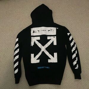 Off-White “Seeing things” hoodie Authentic Small